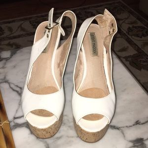 Steve Madden cork wedges
